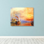 Der Kampf gegen den Temeraire Leinwanddruck (Insitu (Holzboden))
