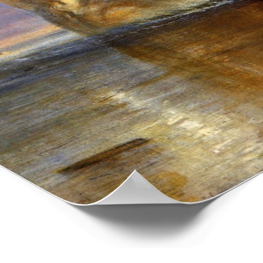 Der Kampf gegen den Temeraire Poster (Ecke)