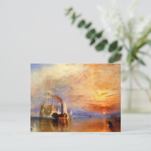 Der Kampf gegen den Temeraire Postkarte (Stehend Vorderseite)