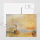 Der Kampf gegen den Temeraire Postkarte (Vorne/Hinten)