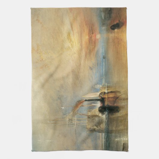 Der Kampf gegen den Temeraire von Joseph Turner, M Geschirrtuch (Vertikal)