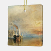 Der Kampf gegen den Temeraire von Joseph Turner, M Keramikornament (Links)