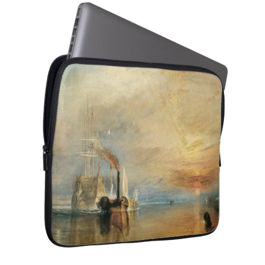 Der Kampf gegen den Temeraire von Joseph Turner, M Laptopschutzhülle (Vorne Rechts)