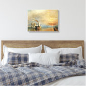 Der Kampf gegen den Temeraire von Joseph Turner, M Leinwanddruck (Insitu (Schlafzimmer))