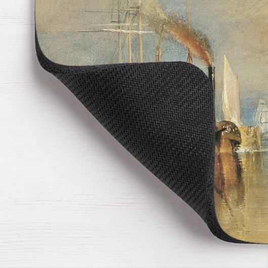 Der Kampf gegen den Temeraire von Joseph Turner, M Mousepad (Ecke)