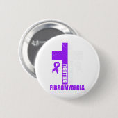 Der Kampf gegen Fibro Christlich bekämpft Not Button (Vorne & Hinten)