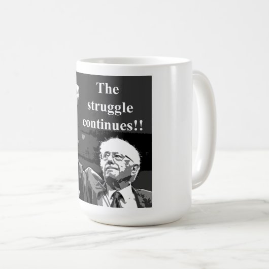 Der Kampf geht weiter Kaffeetasse (VorderseiteRechts)