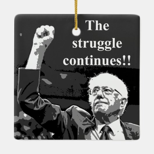 Der Kampf geht weiter Keramikornament (Rückseite)
