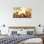 Der Kampf im Venta Nueva, 1777 Leinwanddruck (Insitu (Schlafzimmer))