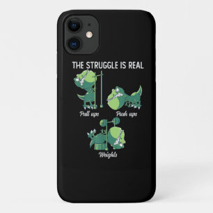 Der Kampf ist echt Lustige Dinosaurier T-Rex Turnh Case-Mate iPhone Hülle