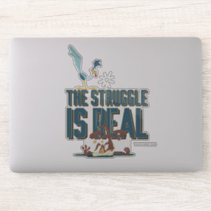 Der Kampf ist echte STRASSENRUNNER™ & Wile E. Co Aufkleber