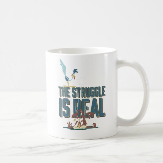 Der Kampf ist echter STRASSENRUNNER™ & Wile E. Coy Kaffeetasse (Rechts)