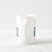 Der Kampf ist echter STRASSENRUNNER™ & Wile E. Coy Porzellantasse (Rückseite)