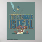 Der Kampf ist echter STRASSENRUNNER™ & Wile E. Coy Poster (Vorne)