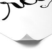 Der Kampf ist ein echtes inspirierendes Zitat-Post Poster (Ecke)