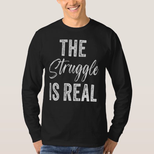 Der Kampf ist ein echtes Trainingsgerät T-Shirt (Vorderseite)
