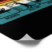 Der Kampf ist eine wirklich lustige Dinosaurier-Fi Poster (Ecke)