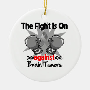 Der Kampf ist gegen Hirntumoren Keramik Ornament