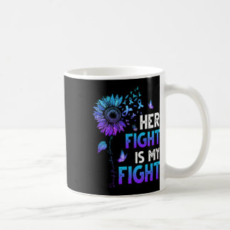 Der Kampf ist mein Kampf gegen den Aquamarinen und Kaffeetasse