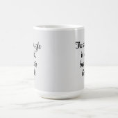 Der Kampf ist real, aber Gott ist es auch! Kaffeetasse (Mittel)