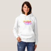 Der Kampf ist real Hoodie (Vorne ganz)