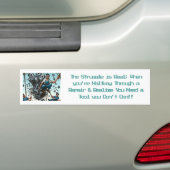 Der Kampf ist real; lustige Autoaufkleber (Auf Auto)