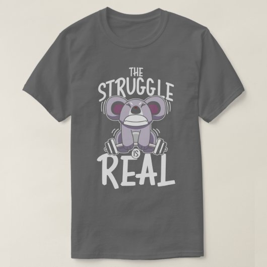 Der Kampf ist real T-Shirt (Design vorne)