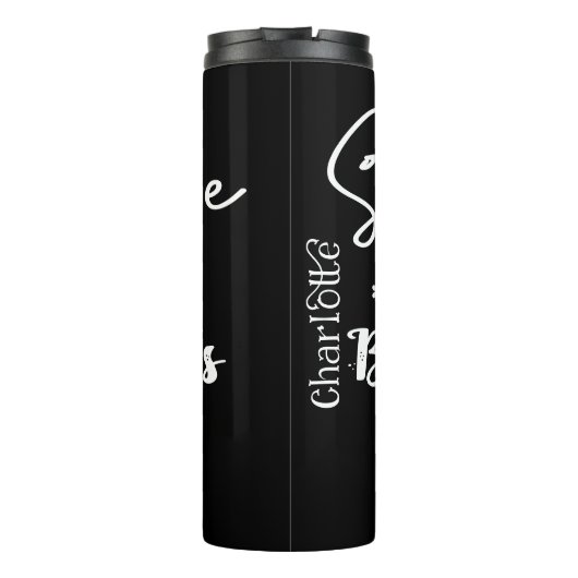 Der Kampf ist real Thermosbecher (Rückseite)