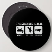 Der Kampf ist reale Gewichtung ziehen Ups Push Ups Button (Vorne & Hinten)