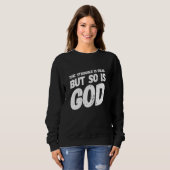 Der Kampf ist sehr real christlich religiös Sweatshirt (Vorne ganz)