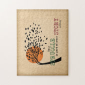 Der Kampf ist Teil Ihrer Geschichte: Erholung Puzzle (Vertikal)