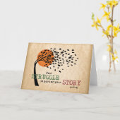 Der Kampf ist Teil Ihrer Geschichte: Erholung Zita Karte (Gelbe Blume)