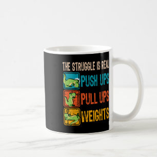 Der Kampf ist wirklich lustig T-Rex-Fitness-Studio Kaffeetasse