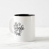 Der Kampf ist wirkliche Tasse (Vorderseite Links)