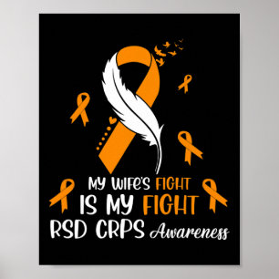 Der Kampf meiner Ehefrau ist mein Fight Rsd Crps A Poster