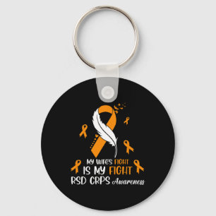 Der Kampf meiner Ehefrau ist mein Fight Rsd Crps A Schlüsselanhänger