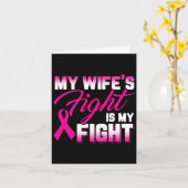 Der Kampf meiner Ehefrau ist mein Kampf gegen Brus Karte (Gelbe Blume)