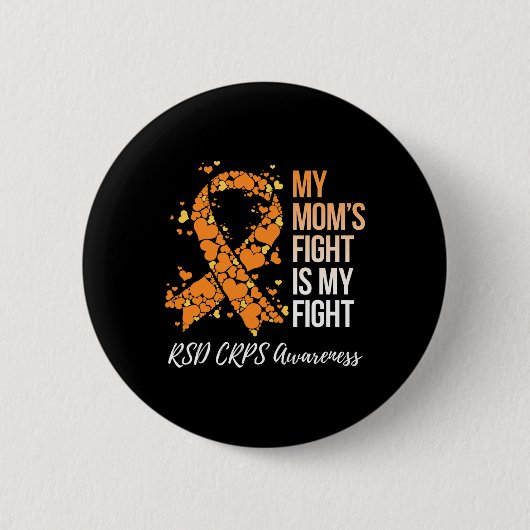 Der Kampf meiner Mama ist mein Kämpfen mit RSS Crp Button (Vorderseite)