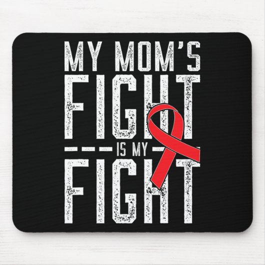 Der Kampf meiner Mutter ist mein Kampf Blutkrebs-B Mousepad (Vorne)