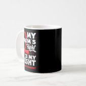 Der Kampf meiner Mutter ist mein Kampf Blutkrebsbe Kaffeetasse (Vorderseite Links)