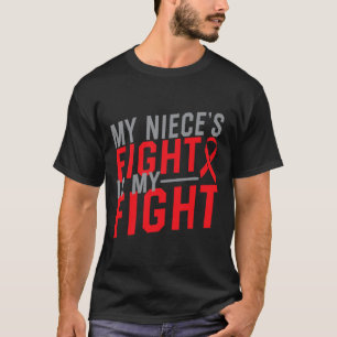Der Kampf meiner Nichte ist mein Kampf Blutkrebs-B T-Shirt