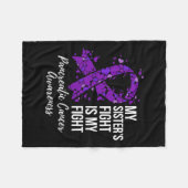 Der Kampf meiner Schwester ist mein Kampf gegen de Fleecedecke (Vorderseite (Horizontal))