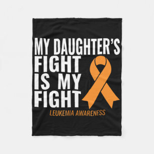 Der Kampf meiner Tochter ist mein Kampf gegen Leuk Fleecedecke