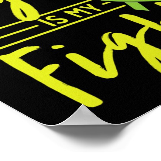 Der Kampf meiner Tochter ist meine Bekämpfung der Poster (Ecke)