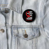 Der Kampf meines Bruders ist mein Kampf Blutkrebs- Button (Beispiel)