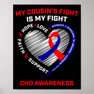 Der Kampf Meines Cousins Ist Mein Kampf Chd Herzkr Poster