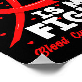 Der Kampf meines Cousins ist mein Kampf gegen Blut Poster (Ecke)