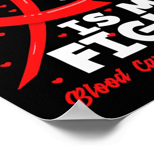 Der Kampf meines Cousins ist mein Kampf gegen Blut Poster (Ecke)