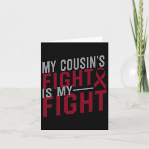 Der Kampf meines Cousins ist meine Anämie der Sich Karte