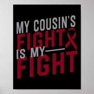 Der Kampf meines Cousins ist meine Anämie der Sich Poster